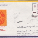 Papua New Guinea - 30 C. Marke auf Marke Luftpost-Drucksache Port Moresby 1974
