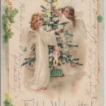 Bayern - Waldsassen 1911 unfrankierte Weihnachtskarte v. München Nachporto