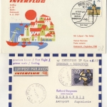 DDR/Jugoslawien - Interflug 1st-Flug Berlin-Dubrovnik u. retour, 2 Belege 1967