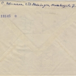DDR - Postsegelflug Meiningen 1957 Sonderkuvert Notlandung Sonneberg