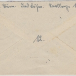 DR - 12 Pfg. 800 Jahre Lübeck Ersttagsbrief FDC mit ESST Lübeck 24.10.1943