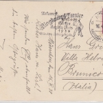 DR - München 1938 Int. Ringkampf Turnier Masch.werbestempel Karte n. ITALIEN