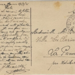 Belgien - Rheinlandbesetzung Feldpostkarte (AK Kaserne) Aachen La Panne 1921