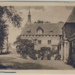 Dänemark - Dronningenmolle Kirche Pfarrhof (?) sw-Ansichtskarte gelaufen 1930