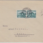 DR - 2x6 Pfg. Gautheater Brief Magdeburg BPA7 n. Köln 1939
