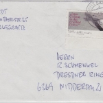 BRD - 80 Pfg. Barmer Erklärung Bogenecke m. FORMNUMMER Brief Redwitz 1984