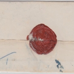 NDP - Berlin PE23 1867 Auslagenbrief n. Kyritz, roter Nierenstempel, ohne Inhalt