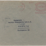 Danzig - 10 Pfg. Absenderfreistempel Deutsche Bank Ortsbrief 1931