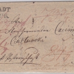 Preussen - Fraustadt (Posen) 1823 Postvorschußbrief n. Sarne, mit Inhalt
