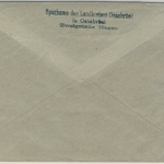 Kontrollrat - Hagen ü. Osnabrück 5 10.10.45 Gebühr bezahlt Brief n. Hannover