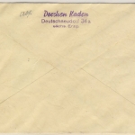 Kontrollrat - Deutschneudorf (Erzgebirge) 4.9.45 Gebühr bezahlt Brief n. Bautzen