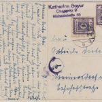 SBZ/Ostsachsen - 2x6 Pfg. Ziffer Karte Chemnitz 1.3.46 Ersttag neue Portoperiode