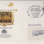 BRD - Tag d. Briefmarke Dillingen (Saar) 1980 40 Pfg. B&S Privatganzsache m. SST