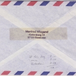 BRD - 6x100 Pfg. SWK Einschreibebrief Rückschein i.d. SCHWEIZ Borken 1991