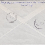 Berlin - 210+2x50 Pfg. Burgen & Schlösser Eilbrief n. ITALIEN 1981
