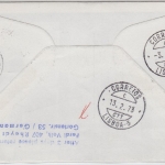 Berlin - TAP 1st-Flug Frankfurt - Lissabon Zuleitungspost Berlin 1973 Lupobrief