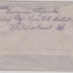 Österreich - Sanitätsanstalt Nr.2 Feldpostbrief FPA 36 n. DÄNEMARK 1915 Zensur