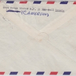 Kamerun - 30 F. Bananen Luftpostbrief Douala - Hohenlimburg 1970