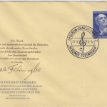 Berlin - 40 Pfg. Furtwängler amtlicher Schmuck-FDC + ESST 17.9.55