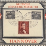 Berlin - 20 Pfg. Lortzing u.a.Sonderkarte + SST Hannover Dt. Industriemesse 1951