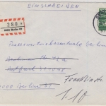 Berlin - 250 Pfg. I&T Einschreiben Ortsbrief 1. Gewichtsstufe Berlin 49 - 1983