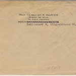 Berlin - 80 Pfg. Bauten I Luftpostbrief (Zone 2 6-10g) n USA Friedenau 20.8.1954