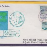 Chile - Lufthansa 1st-Flug Santjago de Chile - Köln 2.11.74 Ankunftsstempel !!!