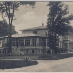 Schweden - Ramlösa, sw-AK Brunnsparlshotellet, gelaufen Helsingborg 1930