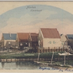 Niederlande - Marken Havenbuurt Farb-AK ca. 1910 gelaufen Amsterdam 1953 n. AT