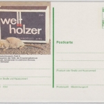 BRD - 50 Pfg. B&S Bildganzsache Coburg Naturmuseum ungebraucht Maus Zündhölzer