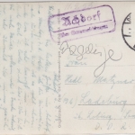 Achdorf Kreis Donaueschingen 2-teilige sw-Fotokarte (ca. 1935) gelaufen 1958