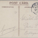 Irland - Cork University College farb. Ansichtskarte gelaufen 1935