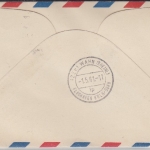 USA - Lufthansa 1st-Flug New York - Köln Ganzsache m. Zusatzfrankatur 1961