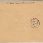 DR - Salzhemmendorf über Elze Poststelle I Einschreibebrief n. Hannover 1936