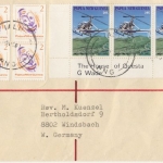 Papua New Guinea - Lalibu 1981 Ganzsache+Zusatz Luftpost-Einschreibebrief