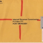 Papua New Guinea - Goroka 2003 Einschreibebrief n. Port Moresby Aush.-R-Zettel