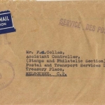 Papua New Guinea - Port Moresby 1969 Luftpost-Dienstbrief n. AUSTRALIEN