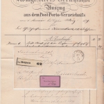 Württemberg - Welzheim 1879 Nachnahmebrief Fahrpost n. Kaisersbach dek. Inhalt !