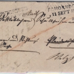 Württemberg - Schorndorf 1841 portofreie Armensache n. Pfleidelsheim Weiterltg.