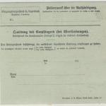 DR - 50+25+5 Pfg. Germania Paketkarte i.d. Schweiz Ludwigsburg 1910