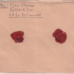 BRD - 500 Pfg. I&T u.a. Wertbrief (2.000 DM - 59g) Detmold - Hanau 1985