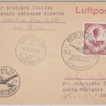 DDR - Zuleitung Czech Airlines 1st-Flug Prag-Wien-Rom Ableitung Zürich 2.4.60