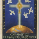 Ungarn - Eucharistischer Kongress Budapest 1938 farbige Ansichtskarte ungelaufen