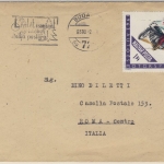 Ungarn - 1 Ft. Motorsport Motorrad Brief n. ITALIEN Budapest - Rom 1963
