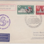 DDR - Deutsche Lufthansa 1st-Flug Berlin - Heringsdorf Luftpostbrief 1962
