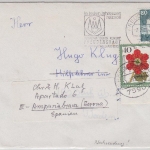 BRD - Freudenstadt - Achern - SPANIEN Nachsendebrief 1985 FORMNUMMER