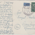 BRD - 10 Pfg. WESTROPA Sonderkarte FDC ESST Düsseldorf - Bamberg 1955,