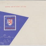 BRD - 10 Pfg. WESTROPA Sonderkarte FDC ESST Düsseldorf - Bamberg 1955,