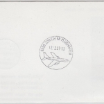 BRD - 1. Nonstopflug SR/SAS Zürich - Oslo 1987, Zuleitung Büsingen/Sondertarif