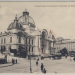 Rumänien - Bukarest Palatul Casei Hotel de France sw-Ansichtskarte gelaufen 1912